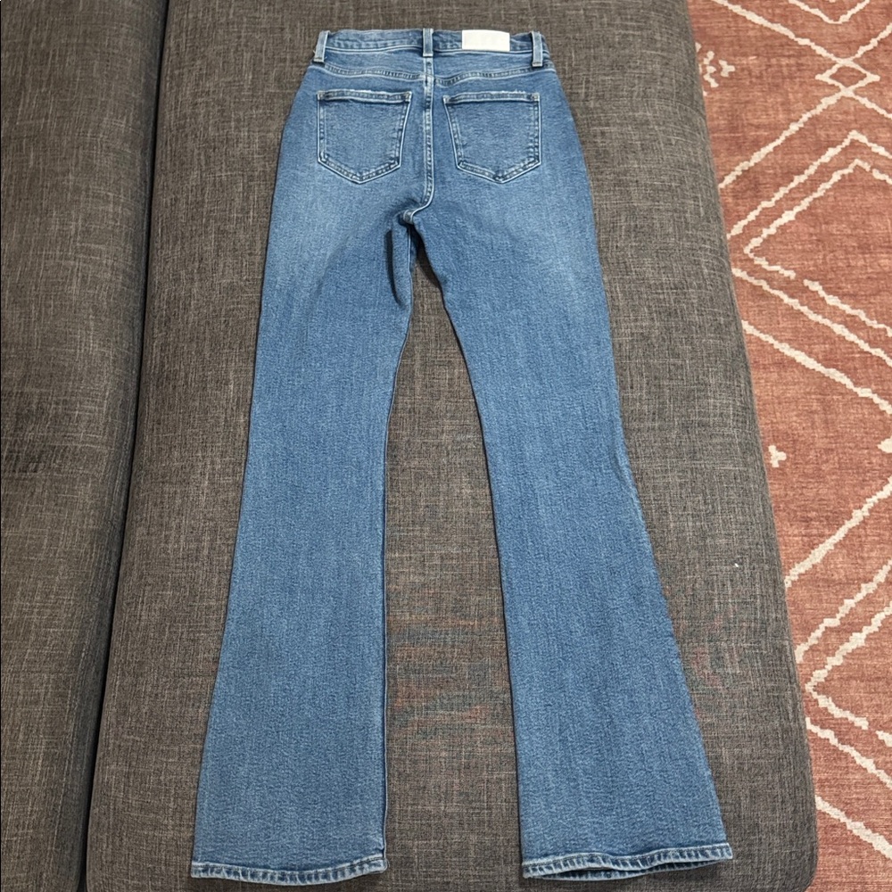 Pistola Dana High Rise Classic Flare Jeans Hyde Wash 24 - Picture 6 of 6